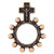 Copper Finish Rosary Ring - 50/pk