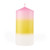 Pillar Candle - Pink-Orange-White