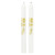 Tapered Candle - Mr. & Mrs. Boho - Set of 2