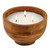 Wood Bowl Candle - Small