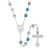 Colorful Splatter Bead Our Lady of Grace Rosary - 8/pk