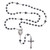 Hematite Sacred Heart Rosary - 12/pk