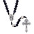 Black Miraculous Cord Rosary
