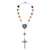 St. Benedict Multicolor Auto Rosary - 12/pk