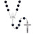 St. Pio Marble Bead Rosary - 12/pk