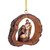 Praying Mary Nativity Log Slice Ornament - 2/pk