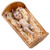 9" Two-Piece Christ Child with Wood Crib