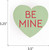 Small Shape Sign - Be Mine Candy Heart
