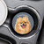 Ceramic Car Coaster - Pomeranian