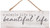 Slat Hanging Wall Sign - Simple Life Beautiful Life