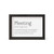 Framed Art - Meeting (Noun)