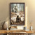 Lamb Framed Linen Art Lamb Framed Linen Art