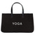 Black Canvas Tote - Yoga