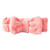 Plush Bow Spa Headband - Coral