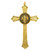 St. Benedict Antique Gold Crucifix - 10/pk