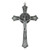 St. Benedict Antique Silver Crucifix - 10/pk