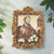 St. Francis Vintage Scroll Wall Plaque