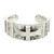 Men's Antique Silver Adjustable Cross Ring - 24/pk