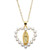 Our Lady of Guadalupe Pearl Heart Necklace - 10/pk