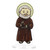 St. Padre Pio Acrylic Statuette - 12/pk