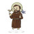 St. Francis Acrylic Statuette - 12/pk