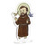St. Francis Acrylic Statuette - 12/pk