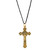 St. Benedict Antique Gold Crucifix Pendant - 12/pk