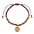 St. Benedict Earth Tone Bead Bracelet - 8/pk