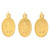 Miraculous Medal Assortment (3 Asst) - 36/pk