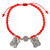 Red Crystal St. Benedict Scapular Bracelet - 8/pk