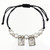Imit. Pearl Scapular Cord Bracelet - 10/pk