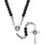 St. Benedict Black Paracord Rosary - 3/pk