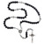 St. Benedict Black Paracord Rosary - 3/pk