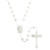 Rose-Scented White Cord Rosary - 100/pk