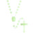 Rose-Scented Luminous Cord Rosary - 100/pk