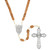 Bamboo Bead Rosary - 9/pk