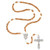 Bamboo Bead Rosary - 9/pk