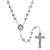 Blue Floral Mary's Garden Rosary