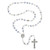 Blue Floral Mary's Garden Rosary