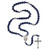 Miraculous Blue Paracord Rosary - 6/pk