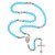 Our Lady of Guadalupe Aqua Paracord Rosary - 6/pk