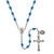 Blue Guardian Angel Medal Rosary - 10/pk