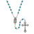 Our Lady of Guadalupe Turquoise Rosary - 6/pk