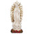 Our Lady of Guadalupe White Statue with Rays