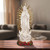 Our Lady of Guadalupe White Statue with Rays