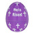 Plastic Cross Easter Egg Assortment (4 Asst) - 36/pk