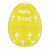 Plastic Cross Easter Egg Assortment (4 Asst) - 36/pk