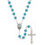 Blue Baptism Rosary with Case - 12/pk