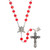 Red Reflections of Faith Confirmation Rosary - 2/pk