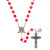 Red Reflections of Faith Confirmation Rosary - 2/pk